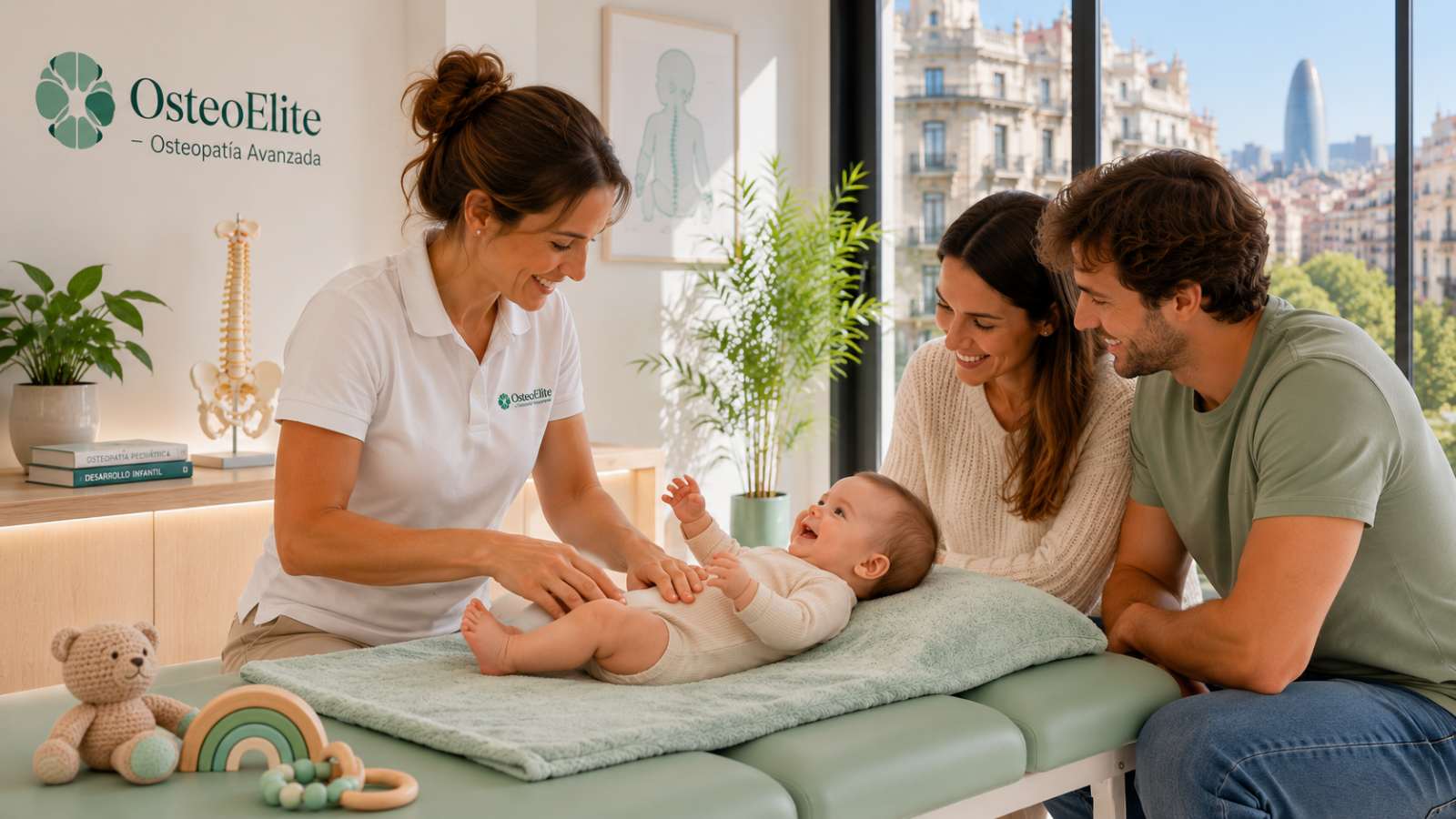 Osteopatía pediátrica en Barcelona
